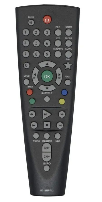 Пульт ДУ Пульт для BBK RC-SMP712 (для ресивера DVB-T2) - купить по ...