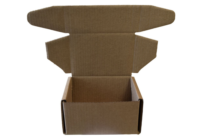 Крафтовая самосборная картонная коробка для посылок и подарков 25 шт ...