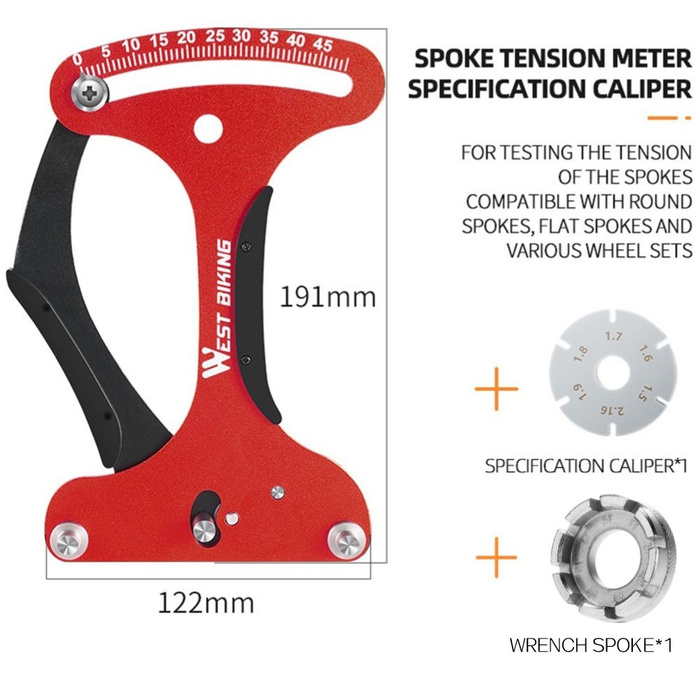 WEST BIKING Измеритель натяжения спиц для горного велосипеда ...