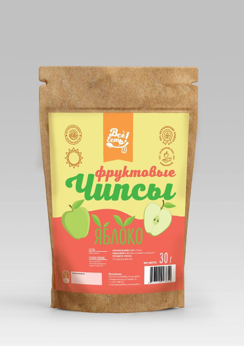 Чипсы Яблоко, 30 гр - купить с доставкой по выгодным ценам в интернет ...