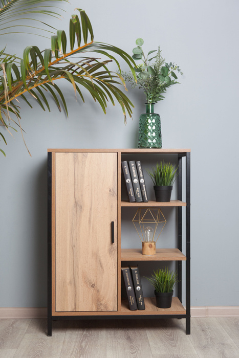 Комод Letta Шкаф Frame с дверкой и полками, 70x30x91 см - купить по ...