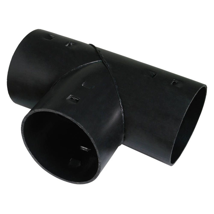 Тройник дренажный 110 мм для дренажных и гофрированных труб 110 мм (4 ...