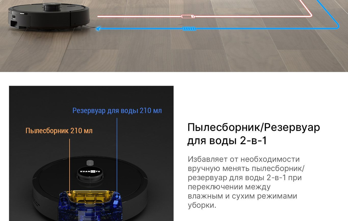 Робот-пылесос KUANLITU G1 - купить по выгодной цене в интернет-магазине ...