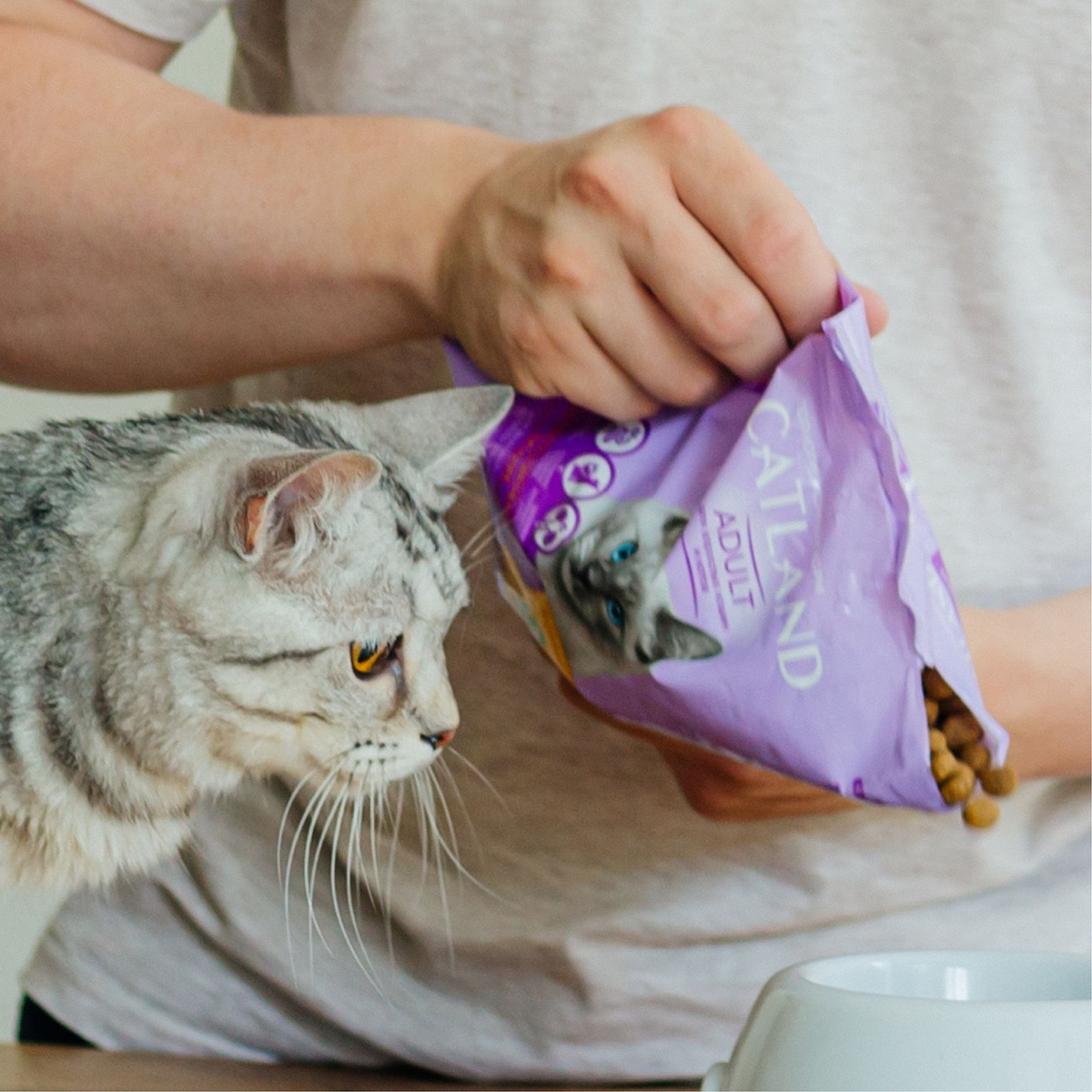 Сухой полнорационный корм для стерилизованных кошек "Catland" с ...
