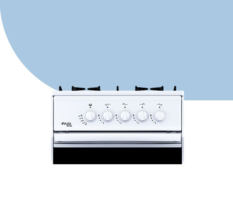 Плита газовая Лада Nova RG 24040 W, белый - купить по выгодной цене в ...