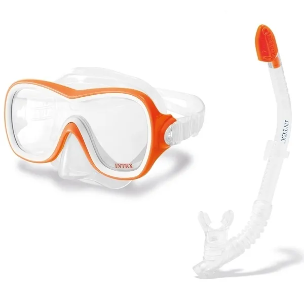 Набор для плавания Intex 55647 Wave Rider маска и трубка / Комплект для снорклинга и ныряния в бассейн и море Интекс от 8 лет, вариант