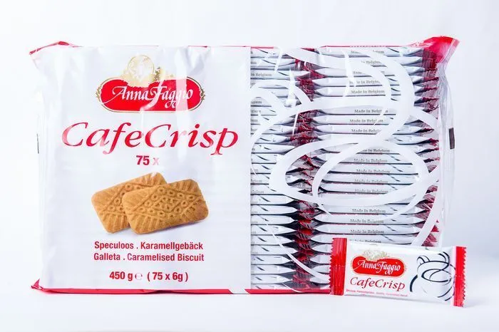 Печенье ANNA FAGGIO Хрустящее карамелизированное "Cafe Crisp", 450 г, 450 г