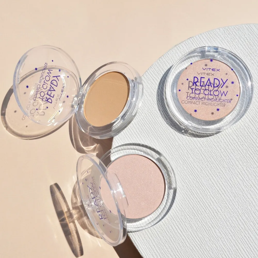 Витэкс Хайлайтер READY TO GLOW компактный тон 201 Rose glow - купить с ...