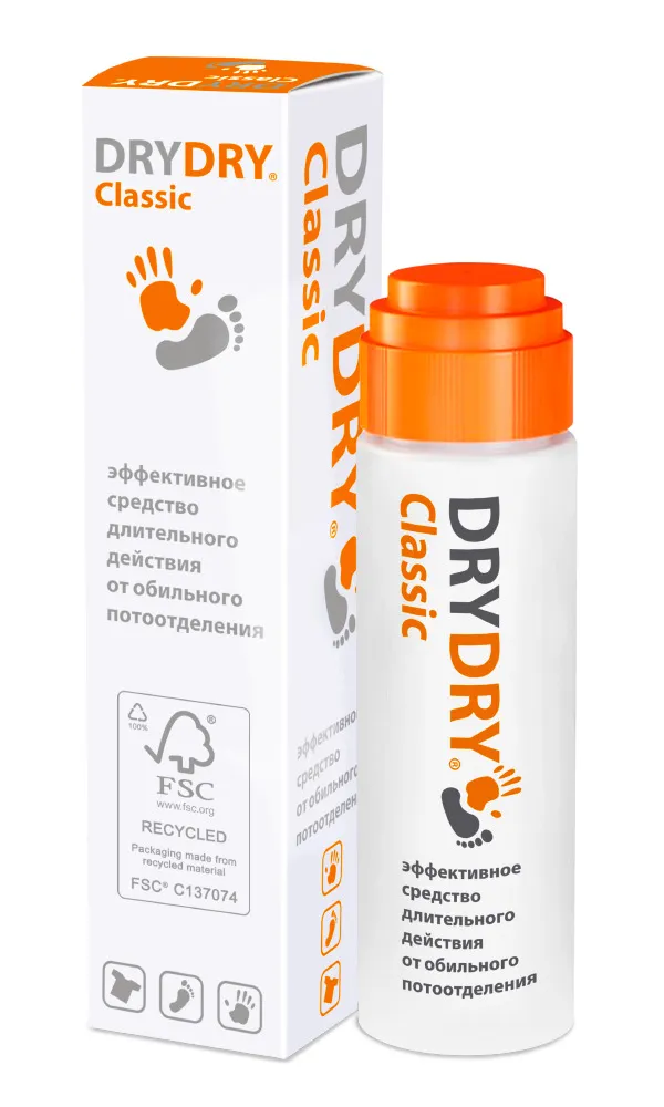 Dry Dry Foot Spray / Драй Драй Фут Спрей дезодорант для ног от пота и  запаха, для мужчин и женщин, 100 мл. - купить с доставкой по выгодным ценам  в интернет-магазине OZON (160164340)