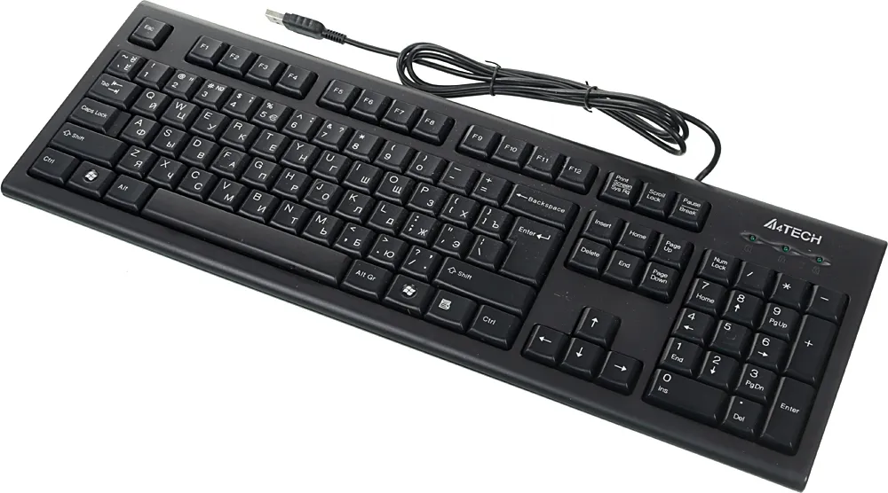 Клавиатура A4Tech KR-85 черный USB, черный, фото 5