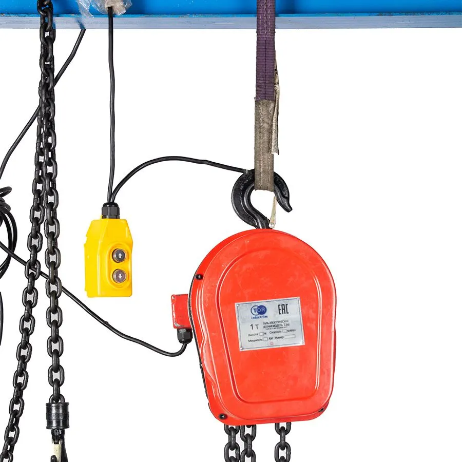 Таль (тельфер) электрическая цепная TOR ТЭШ (DHS) 1,0 т 12 м /TOR industries, 12 м