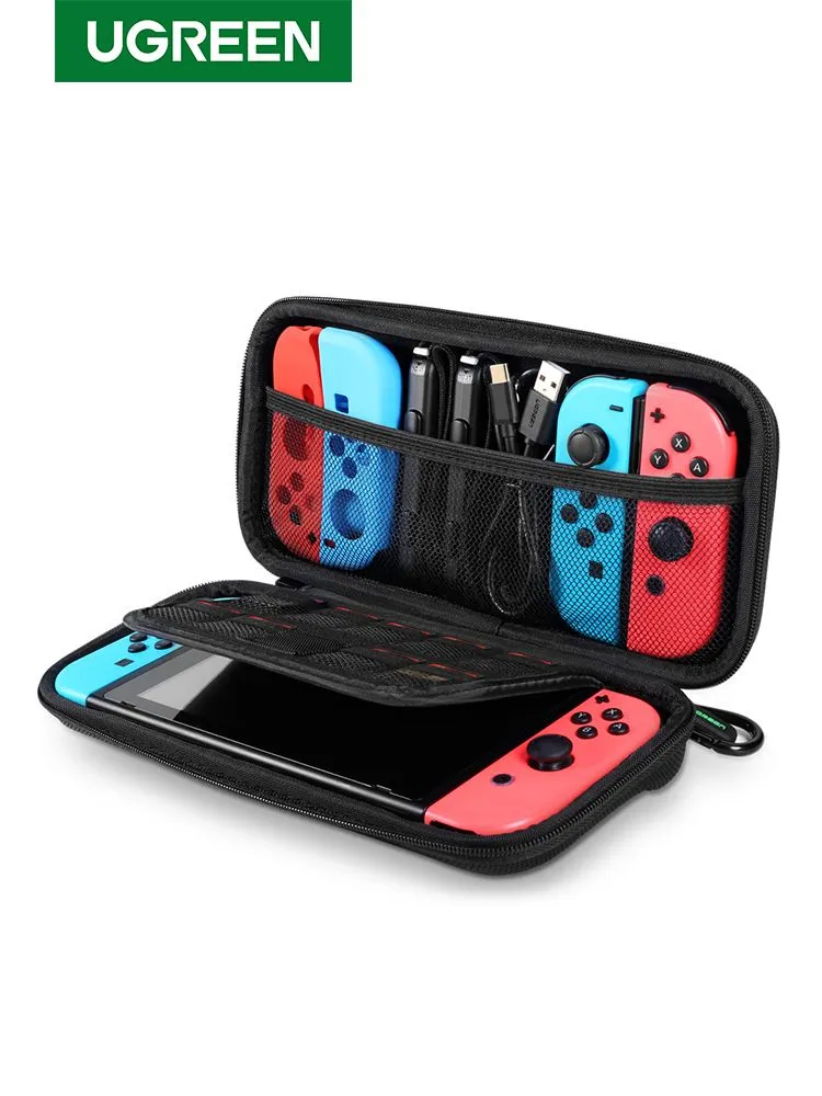 Органайзер для Nintendo UGREEN LP174 (50974) Portable Case for Nintendo Switch. Цвет: черный, черный
