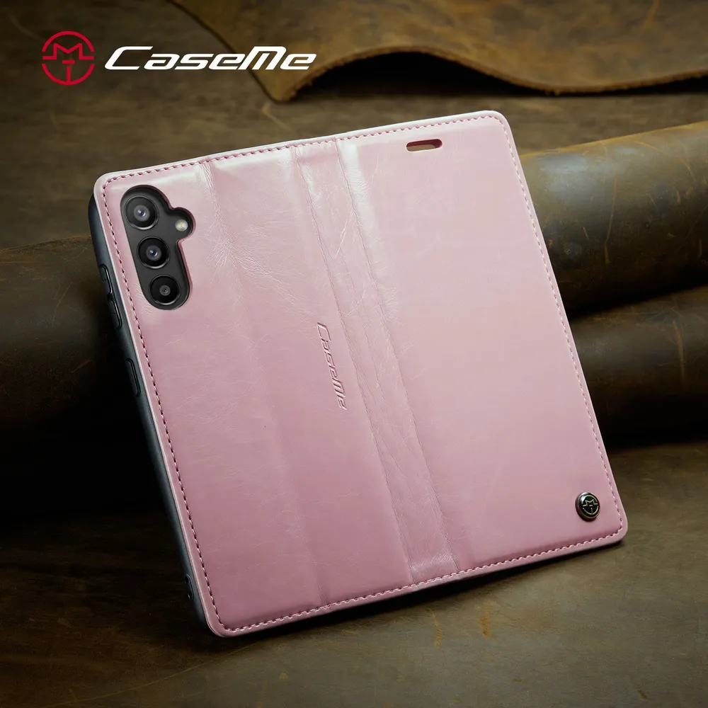 Caseme Кожаный книжка чехол для Samsung Galaxy A34 5G / Самсунг A34 5G с визитницей из экокожи, 5 г, 5 г, фото 6