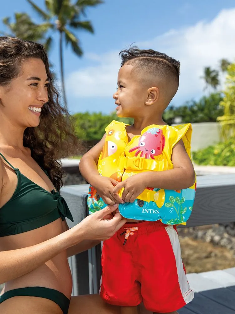 Жилет для плавания детский INTEX Deluxe Swim на 3-6 лет, 50 Х 47 см 58671 Интекс, 50x47 см, фото 4
