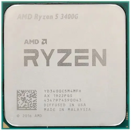 Процессор AMD Ryzen 5 3400G AM4 OEM (YD3400C5M4MFH)