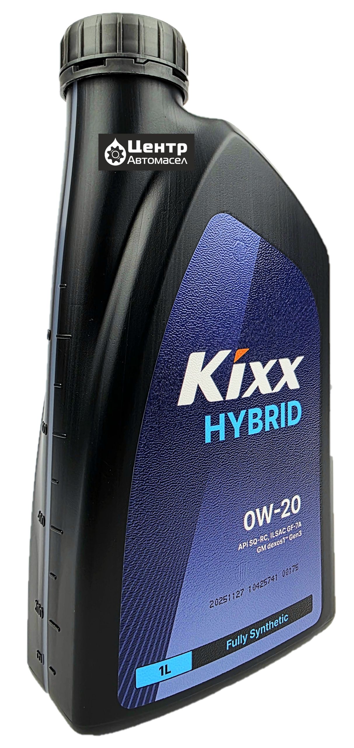 Масло моторное Kixx HYBRID 0W-20 Синтетическое 1 л L2176AL1R1