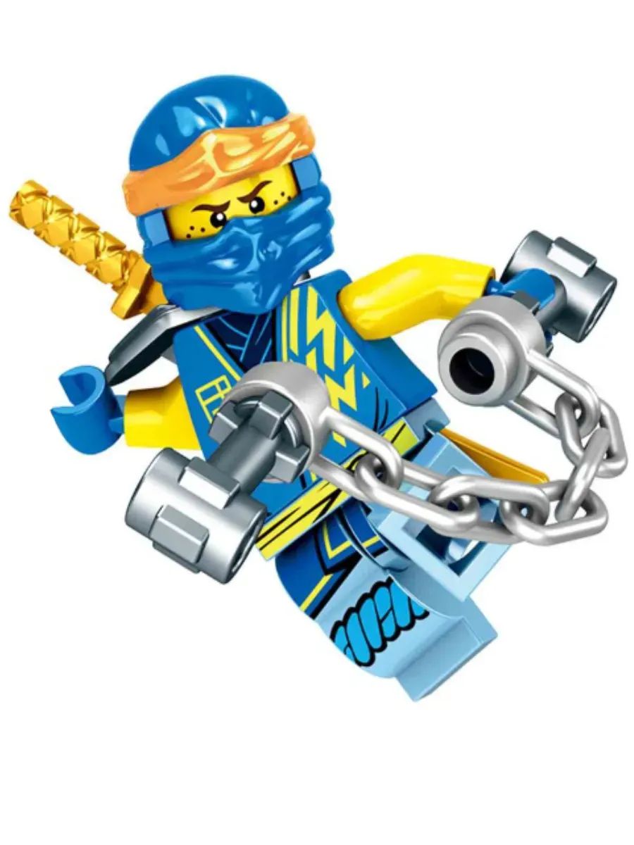 Фигурка Джей Core-костюм с цепью / Ниндзяго / Минифигурка Ninjago