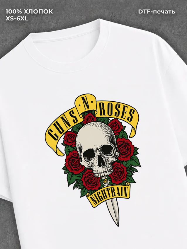Футболка Guns and roses