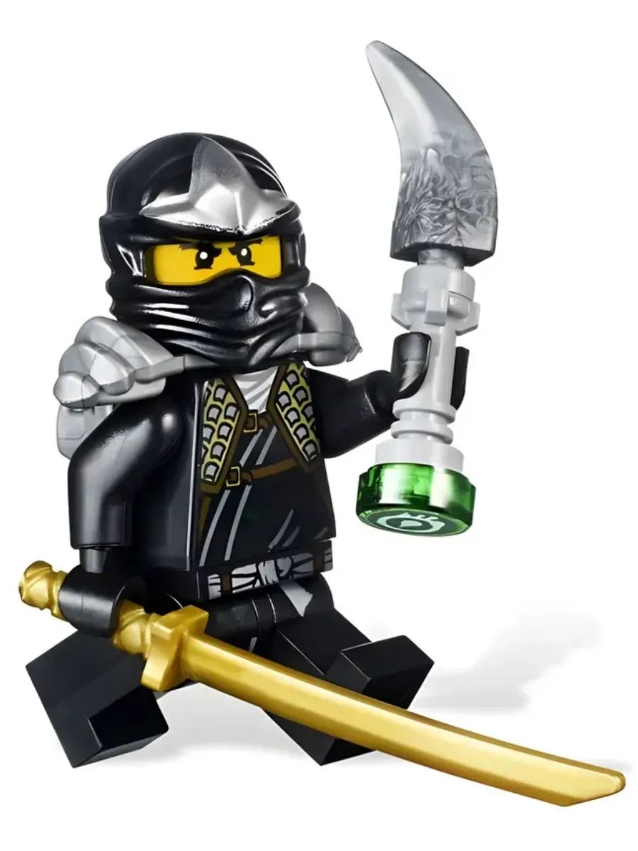 Фигурка Коул в костюме Мастеров Кружитцу / Ниндзяго / Минифигурка Ninjago