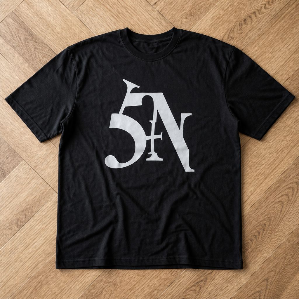 Футболка nine inch nails 5n y2k flat_lay