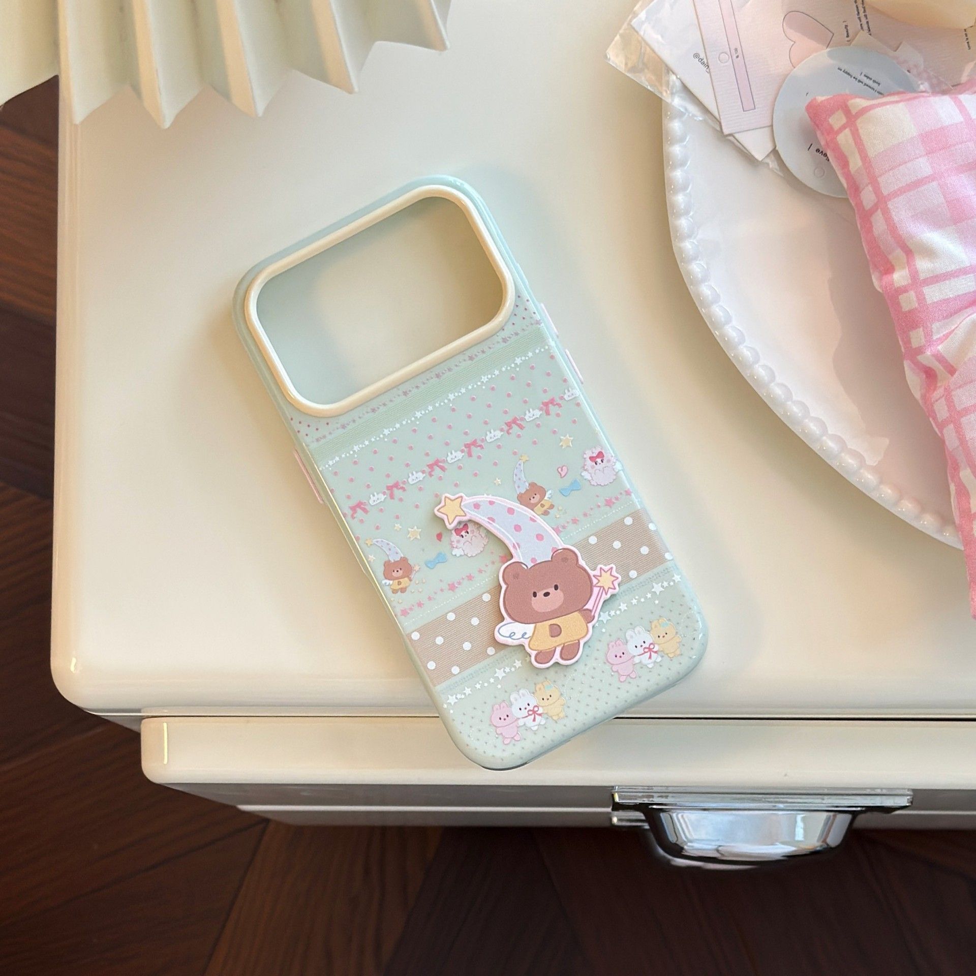 智能手机壳 用于 Apple iPhone 17, 浅米色