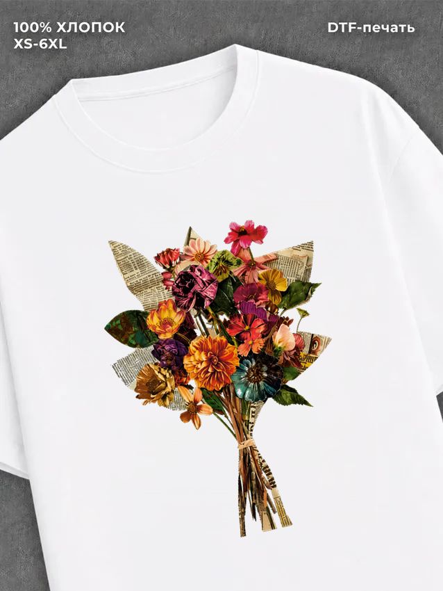 Футболка flowers