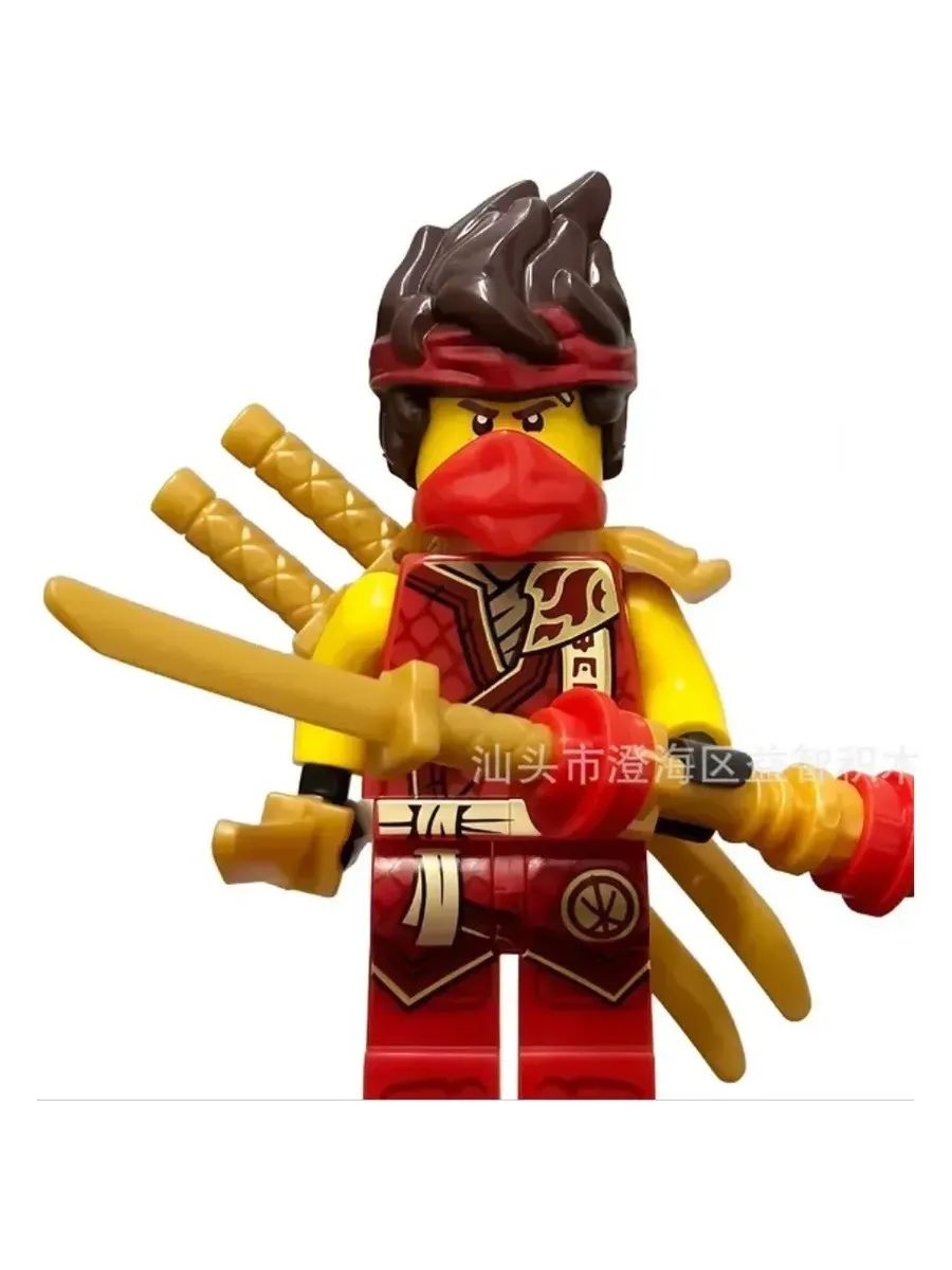 Фигурка Кай в красных доспехах / Ниндзяго / Минифигурка Ninjago