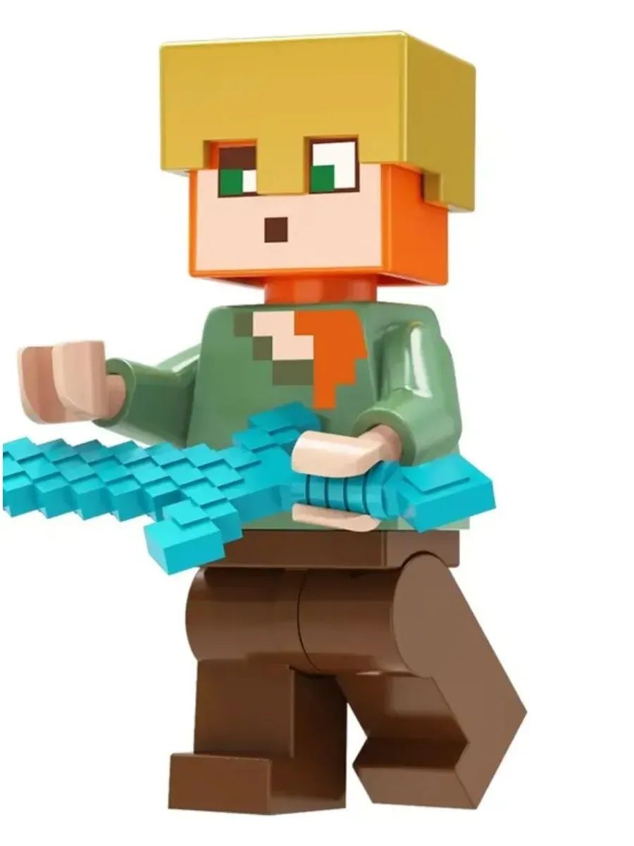 Фигурка Алекс с мечом / Майнкрафт / Minecraft