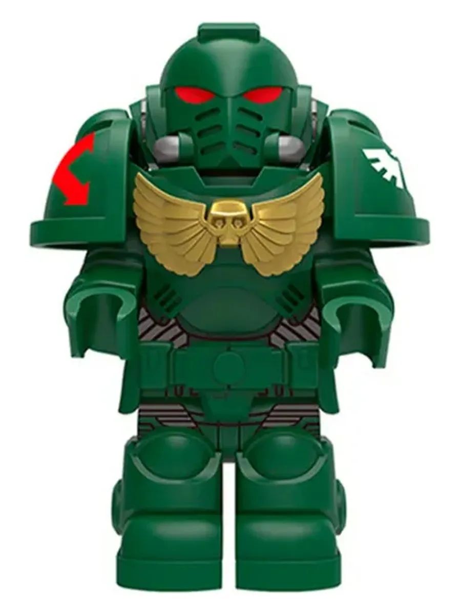 Фигурка космического десантника / Вархаммер 40000 / Warhammer 40000