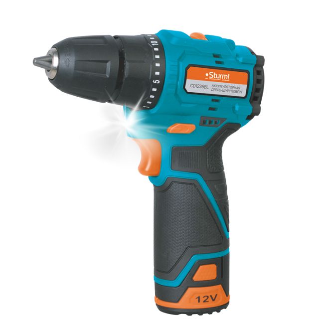 ШуруповертSTURMCD1235BL(2x2.0Ач)
