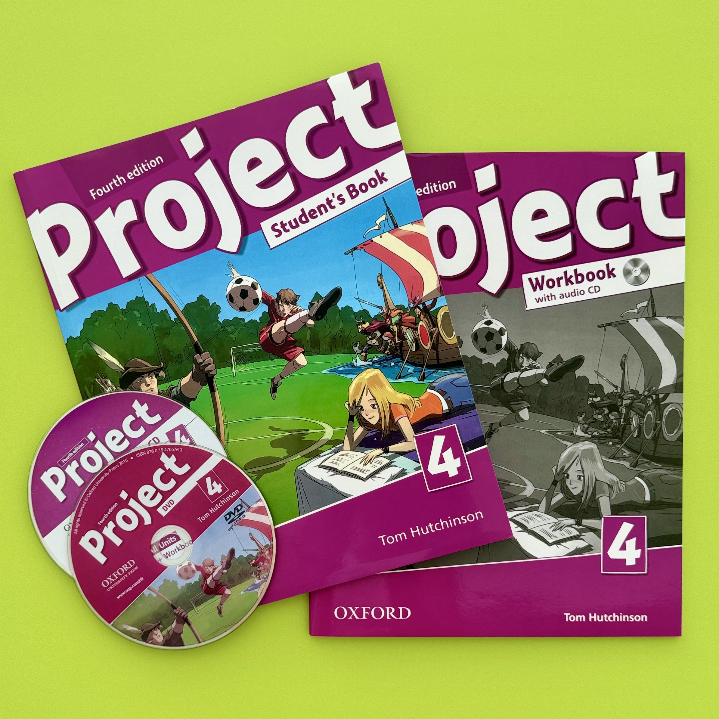 Project 4 (4th edition) Комплект Student's book + Workbook + CD/DVD ...
