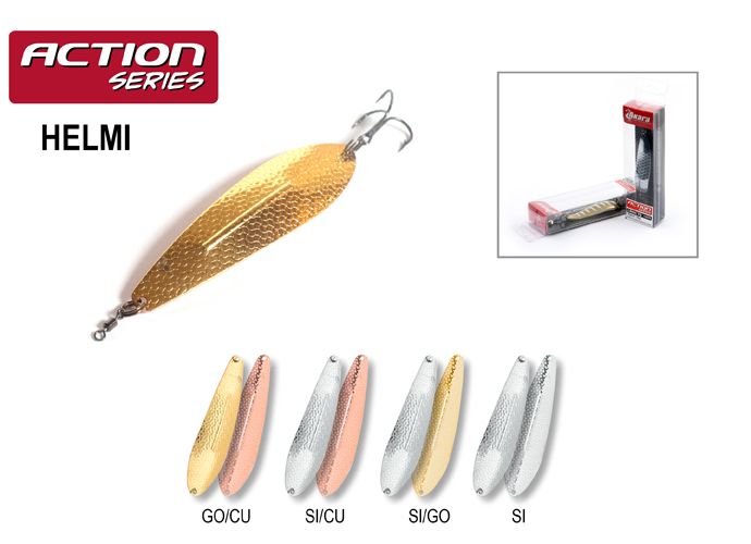 Блесна колеб. Akara Action Series Helmi 110 24 гр. Go/Cu