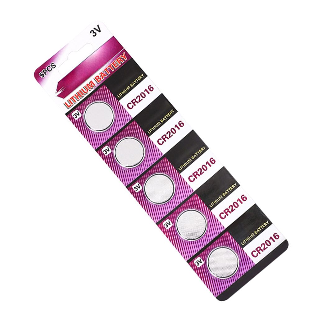 (5шт)КнопкадистанционногоуправленияавтомобильнымключомCR2016аккумулятор3V(новый)