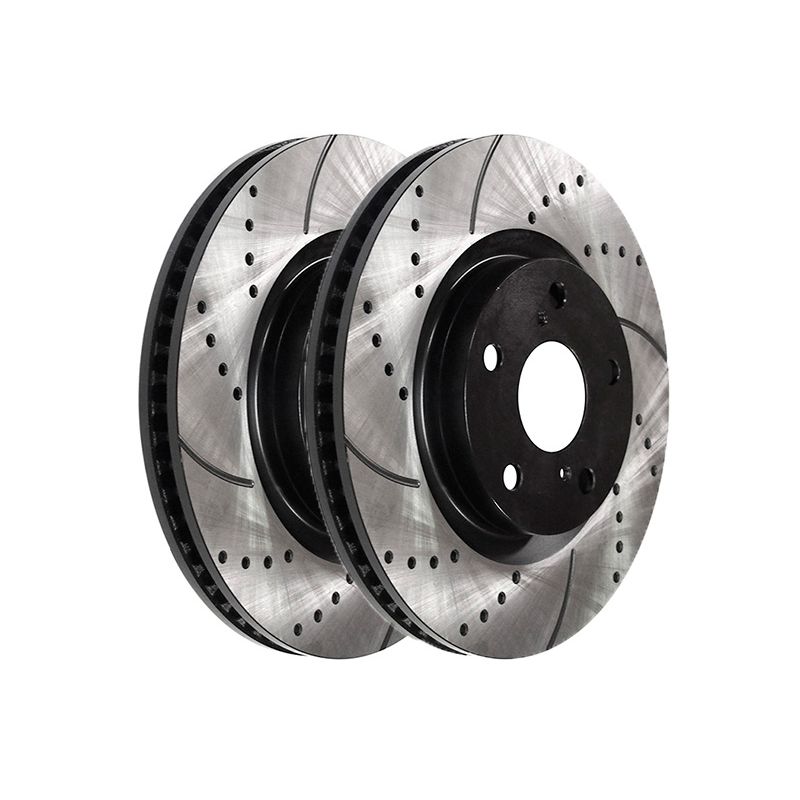 Комплект дисков тормозных передний перфорированные TOYOTA CAMRY ##V40 06-/##V50 11-/RAV-4 ACA3# 05-/