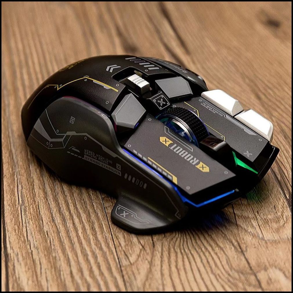 ИгроваямышьбеспроводнаяИгроваямышь,черныйматовый