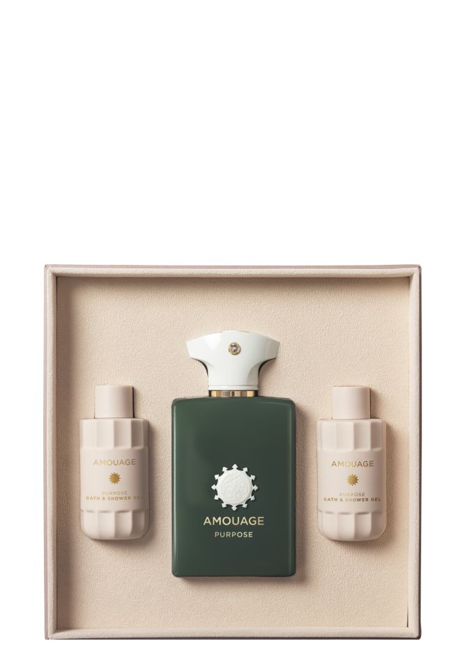 AMOUAGE Purpose - парфюмерный набор (парфюмерная вода 100 мл + гель для душа 2*60 мл) купить