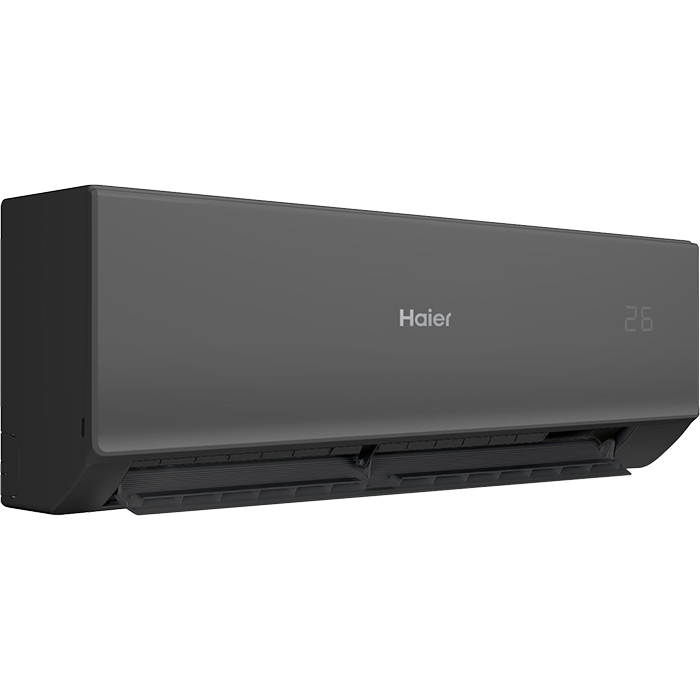 Инверторная сплит-система Haier QUANTUM Inverter AS25HQJ2HRA-B/1U25HQJ2FRA, для помещений 25 кв.м., черного цвета