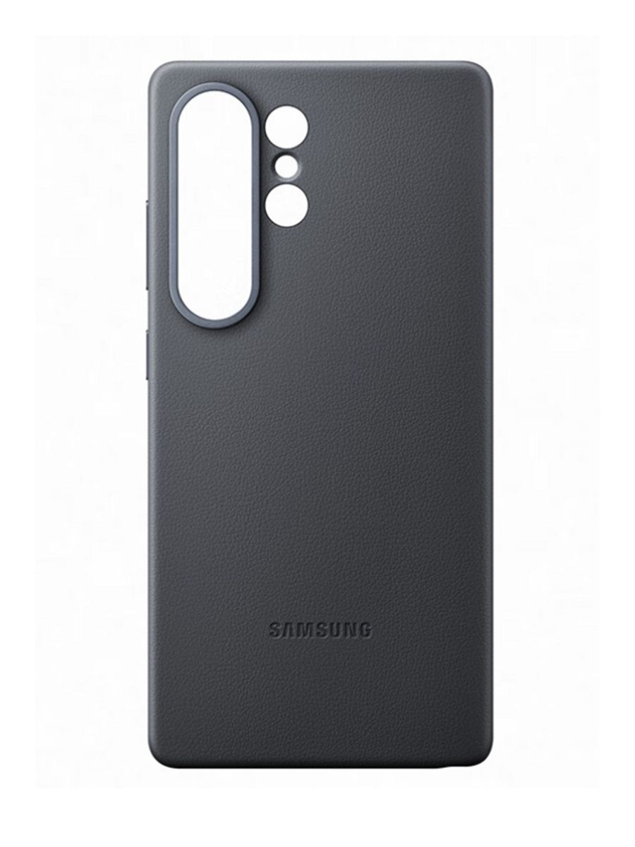 Samsung 智能手机壳 用于 Samsung Galaxy S22 Ultra, 真皮, 黑色