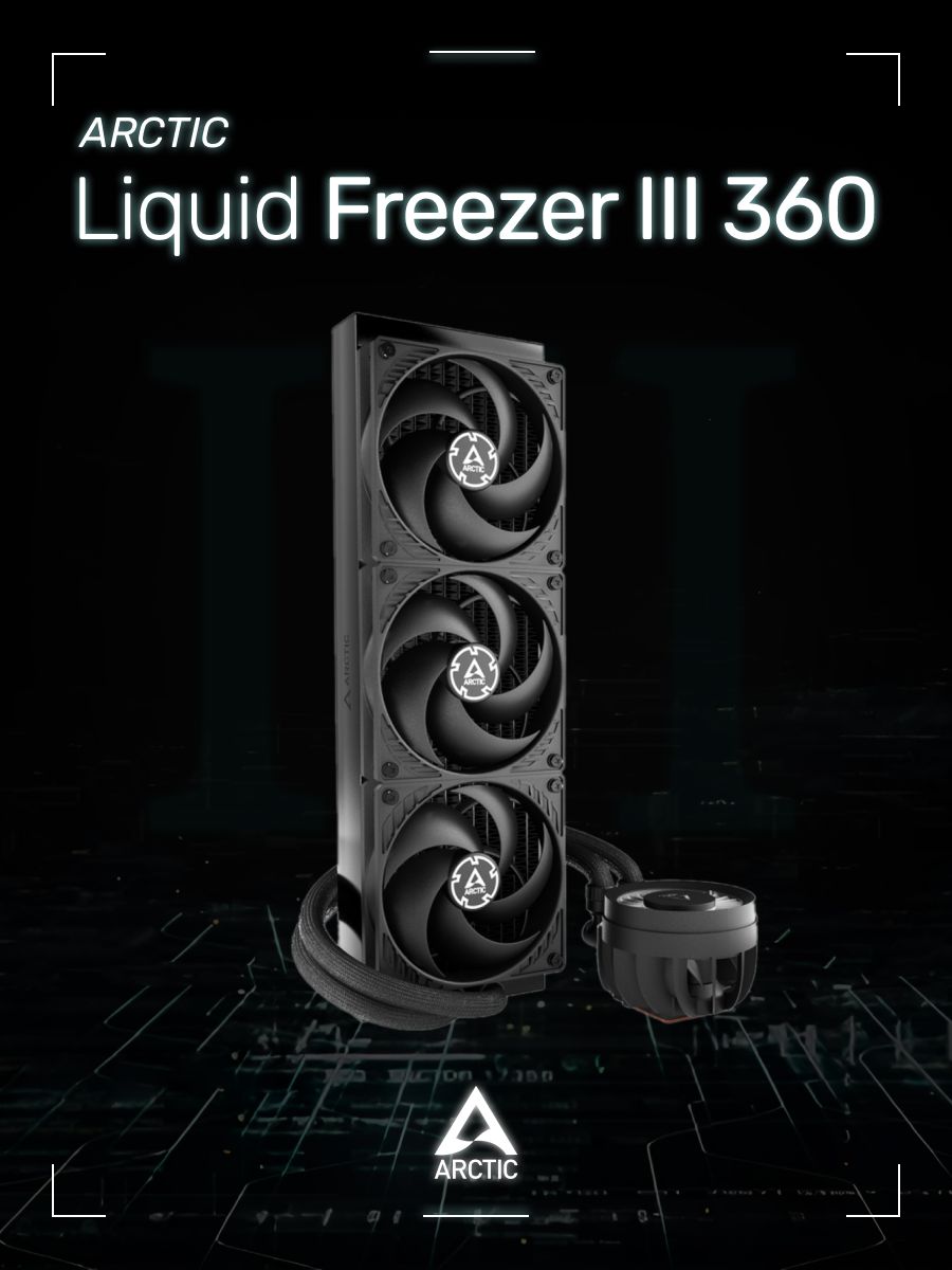 Система водяного охлаждения Arctic Liquid Freezer III 360 купить