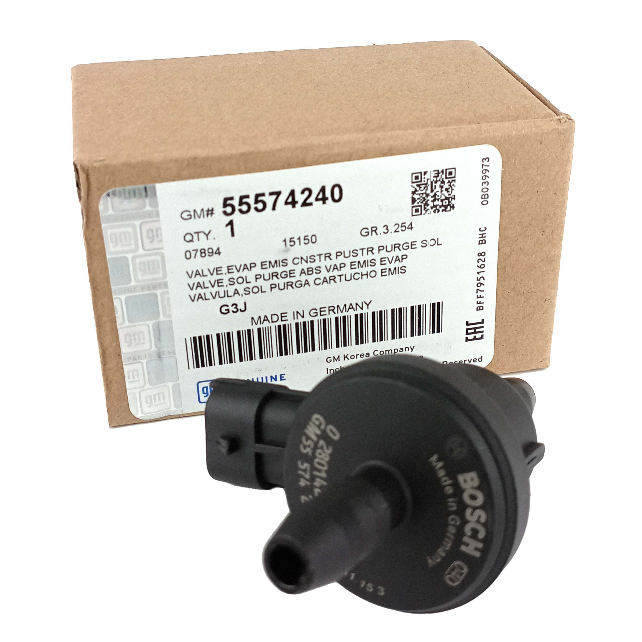 КлапанвентиляциитопливногобакаGM55353802/55574240дляCHEVROLETCruze,Orlando,Trax/Tracker