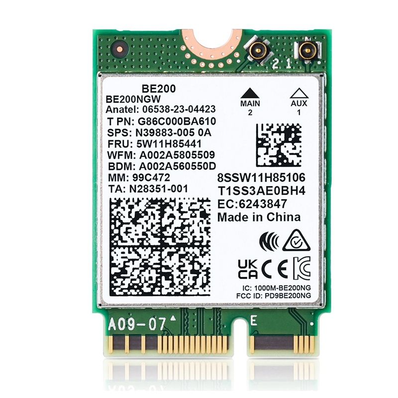 СетеваякартаBE200WiFi78000МбитсWiFiадаптерBluetooth5.4TriBand