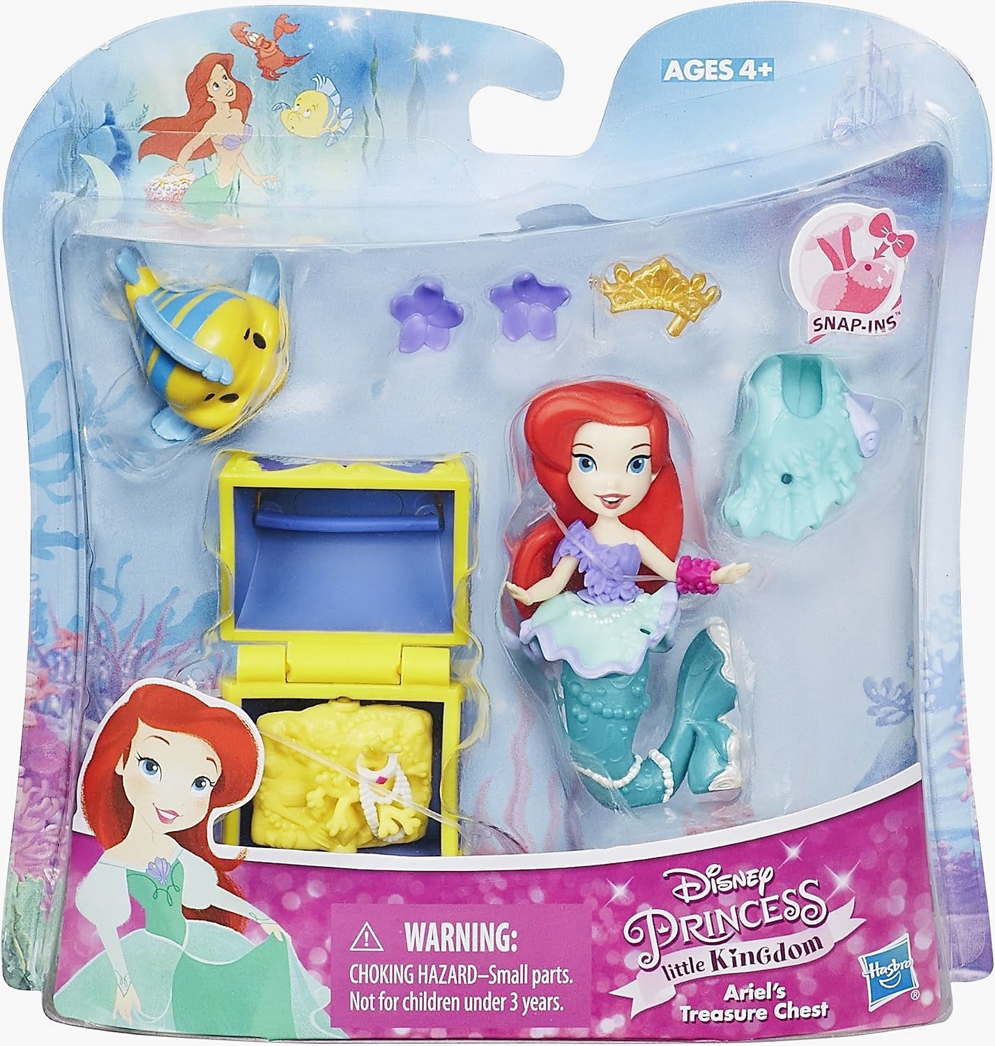 Принцесса Дисней / Disney Princess Маленький игровой набор - Сундук Ариэль Русалочка