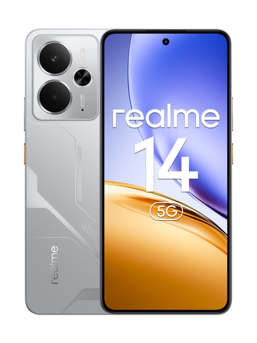 Real Me Rmx5070 Смартфон realme 14 5G 256 ГБ 8 ГБ Белый 6.67 OLED/AMOLED RMX5070 купить ...