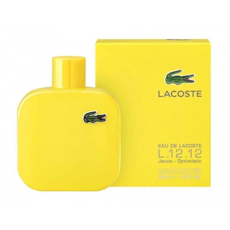 Lacoste L.12.12 JAUNE OPTIMISTIC Туалетная вода 100 мл купить
