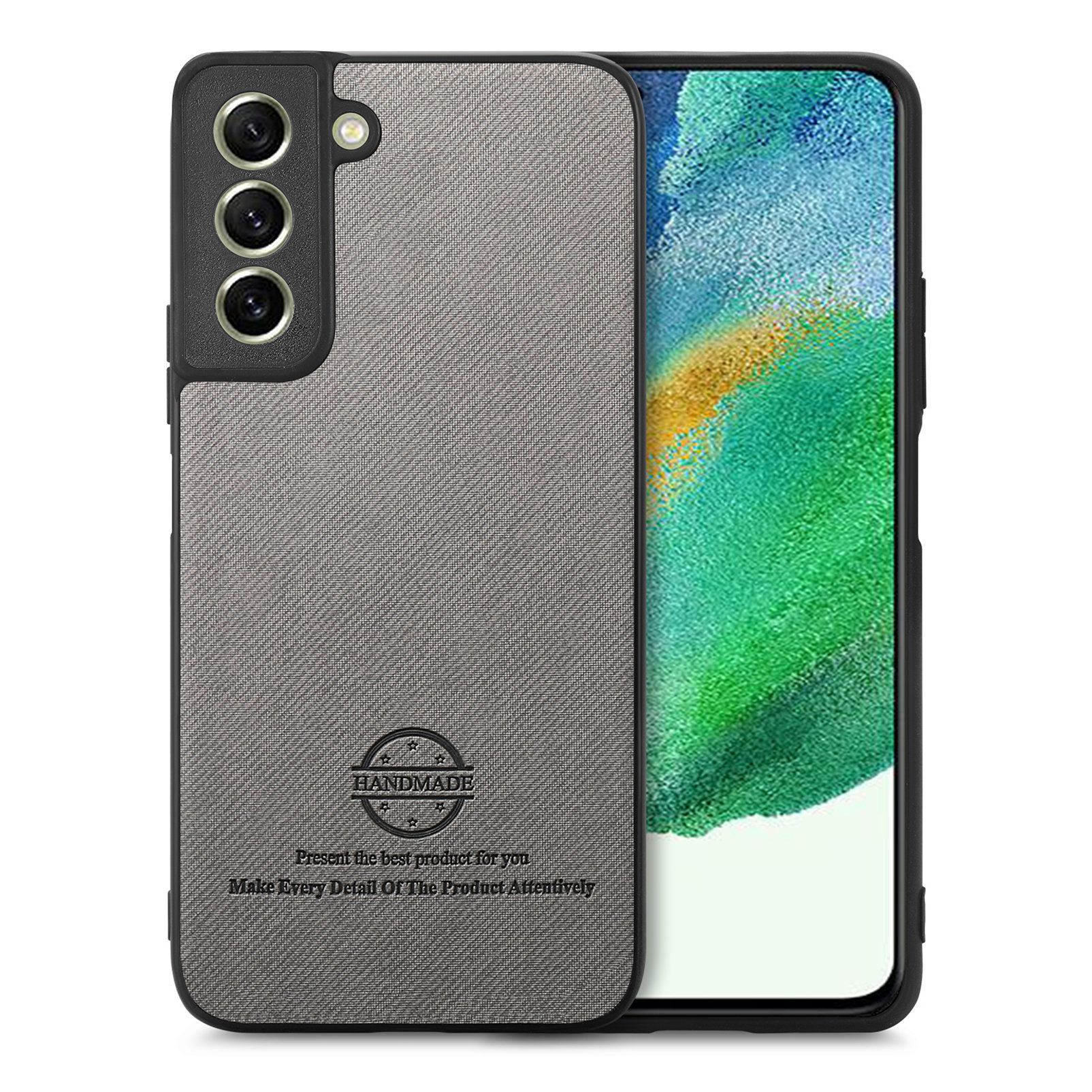 智能手机壳 用于 Samsung Galaxy S21 FE, 热塑性聚氨酯, 灰色