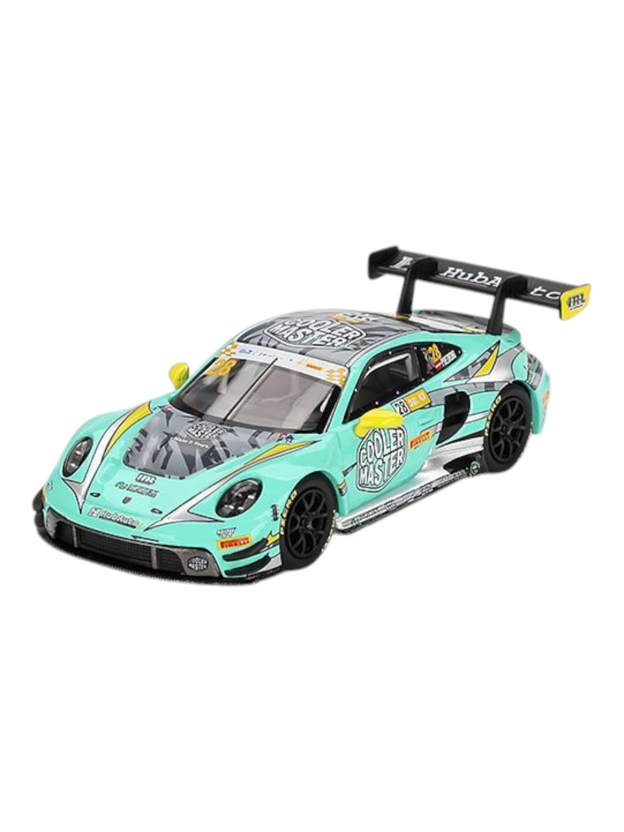 Машинка Mini GT Porsche 911 gt3 r #28 2023 fia gt world cup 70th