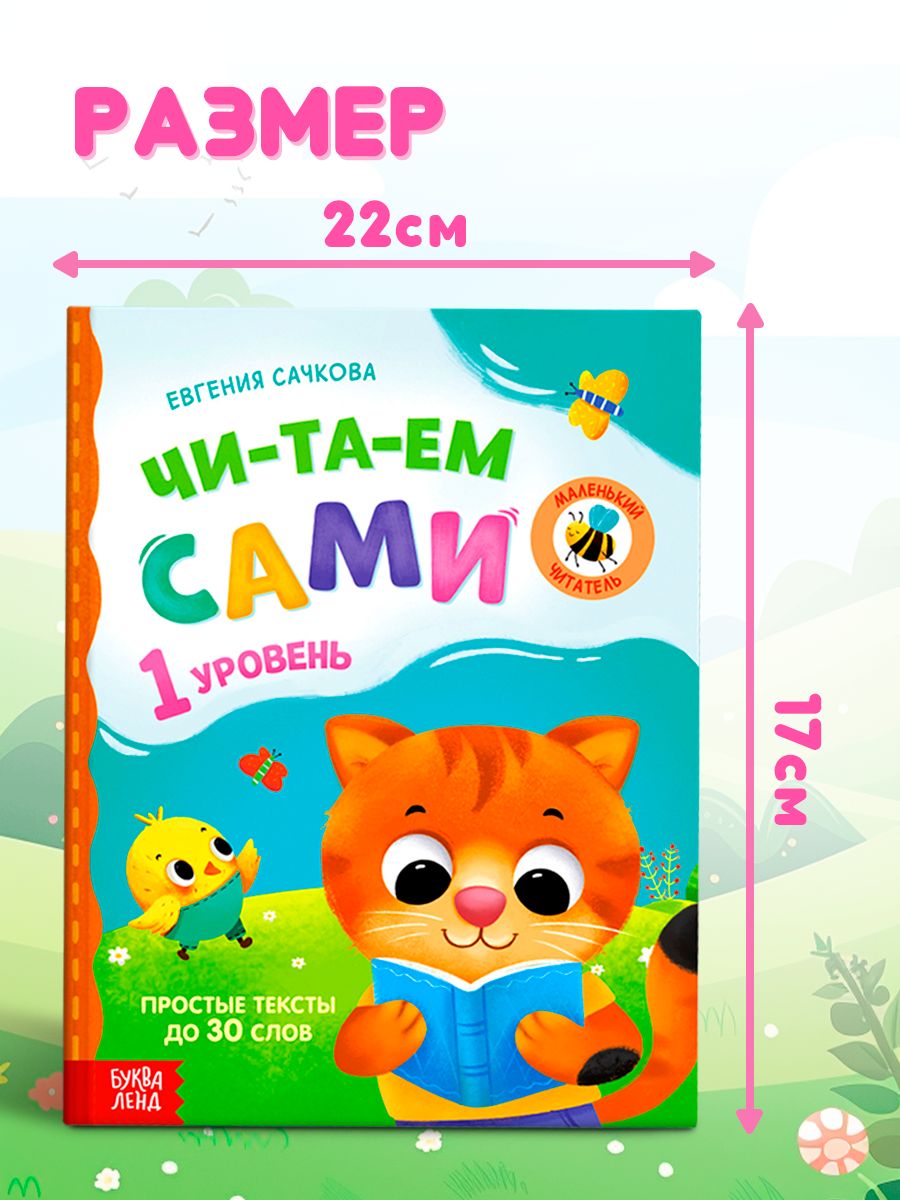 Книги для детей, Буква-Ленд, "Читаем сами 1 уровень", учимся читать по слогам | Bukva-Lend Learn to Read Set - Ozon image 1