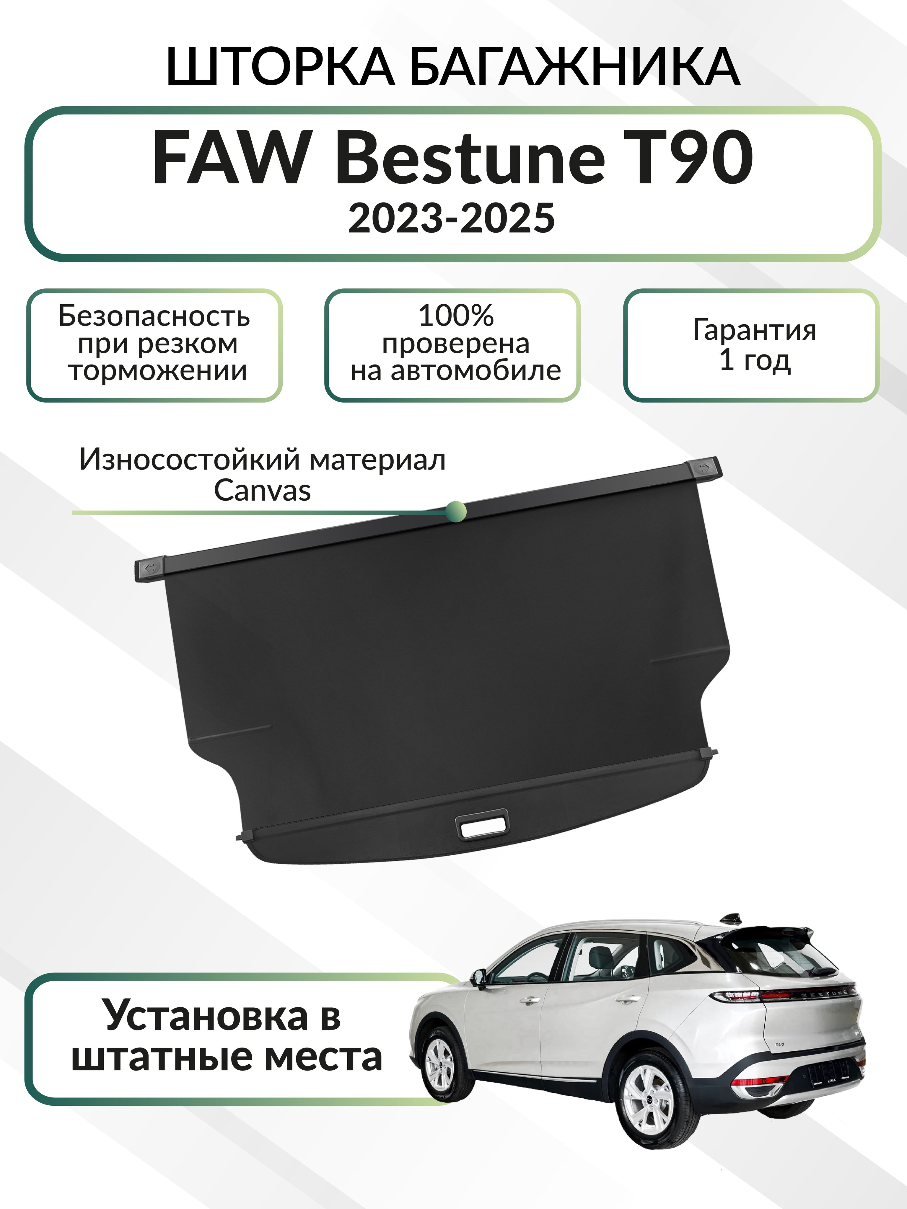 Пенал багажника боковой FAW Bestune T77 левый