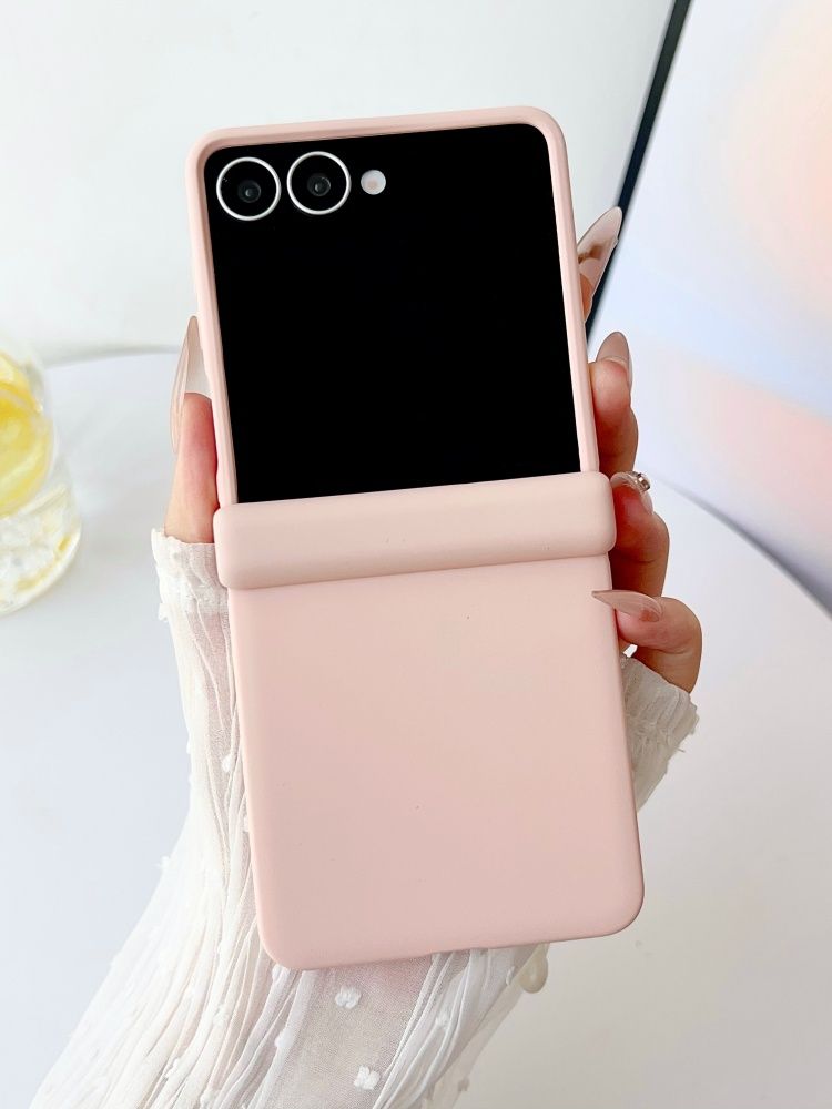 智能手机壳 用于 Samsung Galaxy Z Flip5, 硅胶, 浅粉色