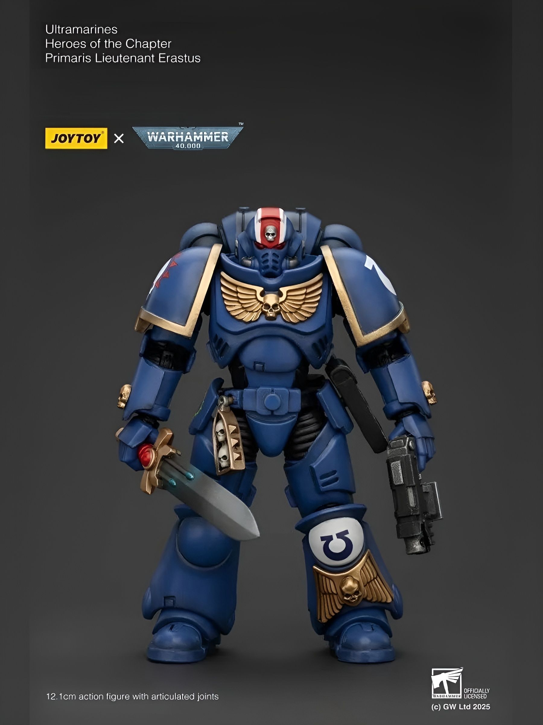 Jeu De Figurines Warhammer 40k - Space Marine Ultramarine - Figurine Occasion - Armée Space Marines